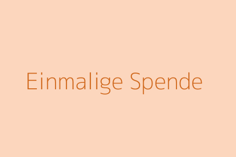Einmalige Spende